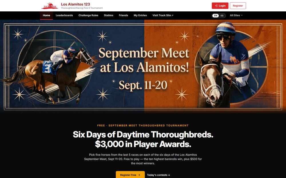 Los Alamitos 123 contest site
